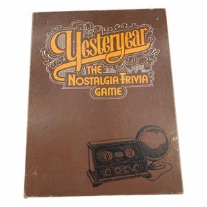Yesteryear Nostalgia Trivia Board Game Vintage 1973 Complete Family Fun
